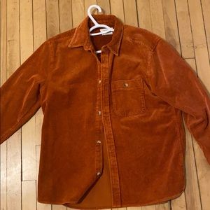 Orange Corduroy Shirt (Urban Outfitters)